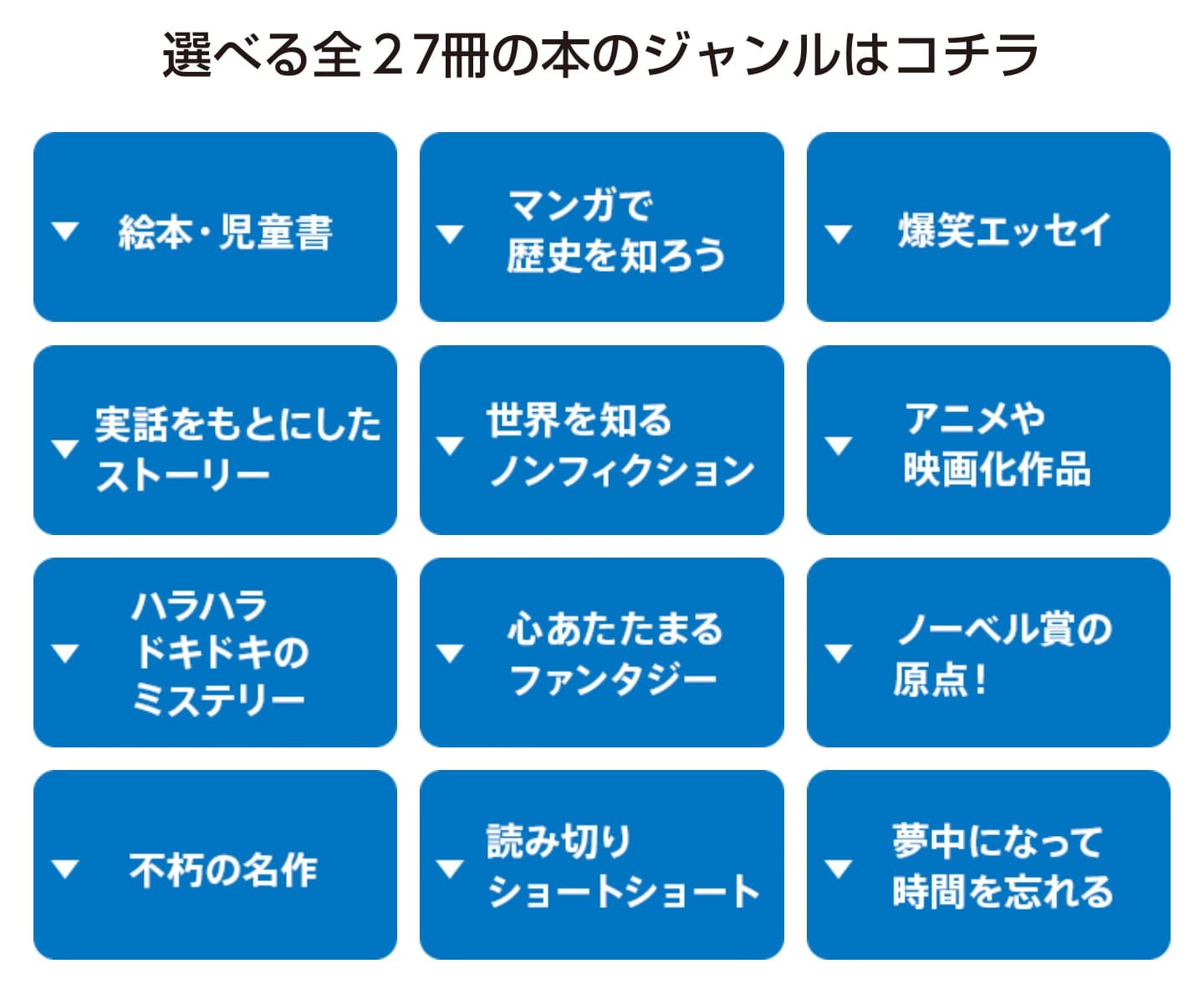 ベネッセの本無料キャンペーンジャンル
